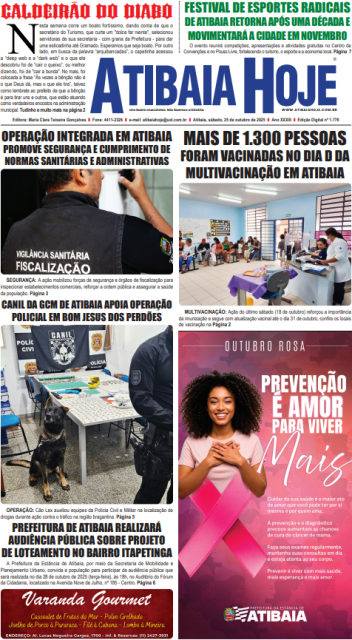 Edição 1776 - Jornal Atibaia Hoje