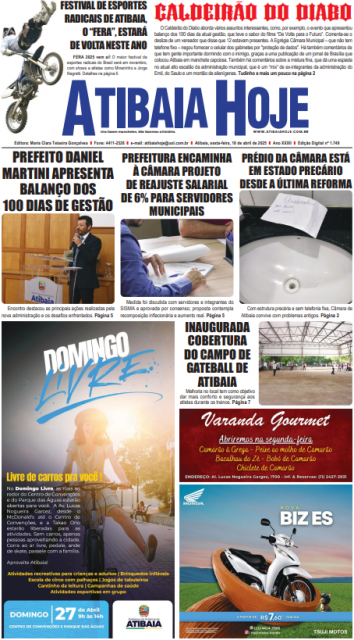 Edição 1749 - Jornal Atibaia Hoje