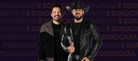 Fernando e Sorocaba fazem show gratuito em Atibaia no aniversário da cidade, dia 24 de junho