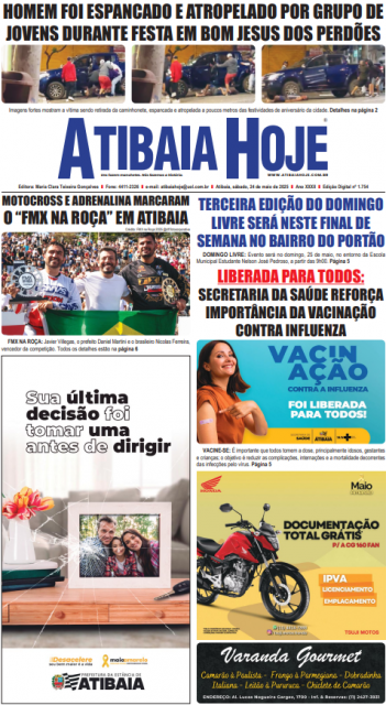 Edição 1754 - Jornal Atibaia Hoje