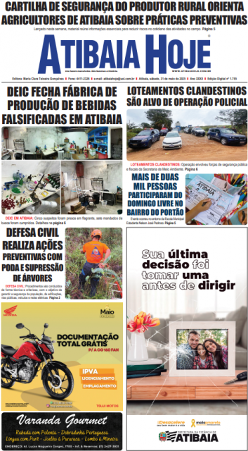 Edição 1755 - Jornal Atibaia Hoje