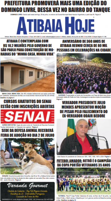 Edição 1759 - Jornal Atibaia Hoje