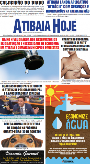 Edição 1769 - Jornal Atibaia Hoje