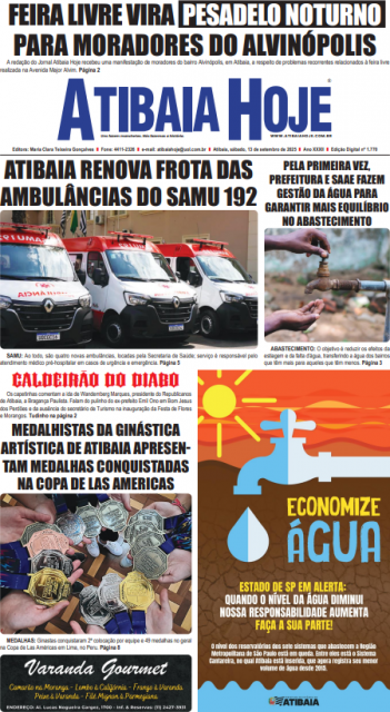 Edição 1770 - Jornal Atibaia Hoje