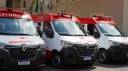 Atibaia renova frota do SAMU 192 com quatro novas ambulâncias para urgência e emergência
