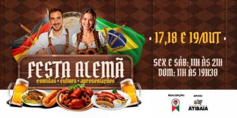 Festa Alemã de Atibaia começa nesta sexta com entrada gratuita no Parque Edmundo Zanoni