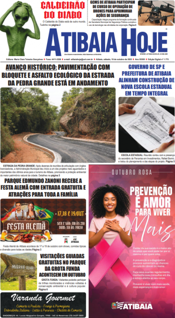 Edição 1775 - Jornal Atibaia Hoje