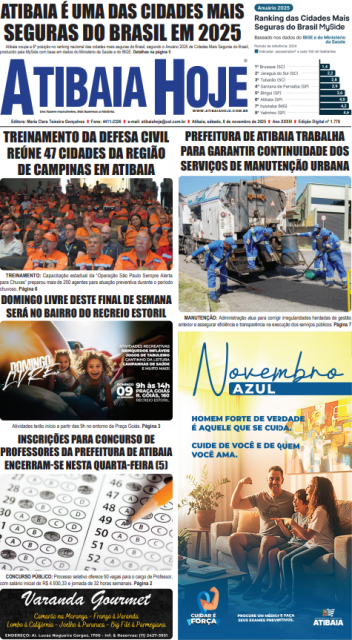 Edição 1778 - Jornal Atibaia Hoje