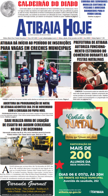 Edição 1781 - Jornal Atibaia Hoje