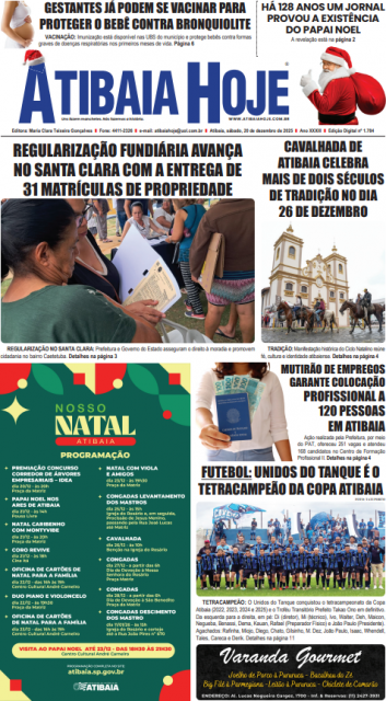 Edição 1784 - Jornal Atibaia Hoje