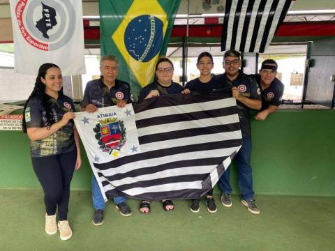 Equipe de Tiro Esportivo de Atibaia conquista 2º lugar nos Jogos Abertos do Interior