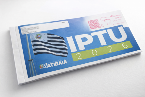 Entrega do IPTU 2026 já começou em Atibaia. Cota única tem 10% de desconto até 31 de janeiro