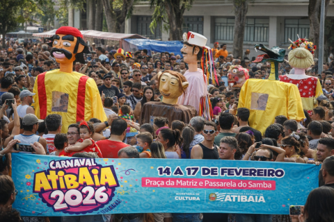 Carnaval 2026 em Atibaia terá atrações para toda a família