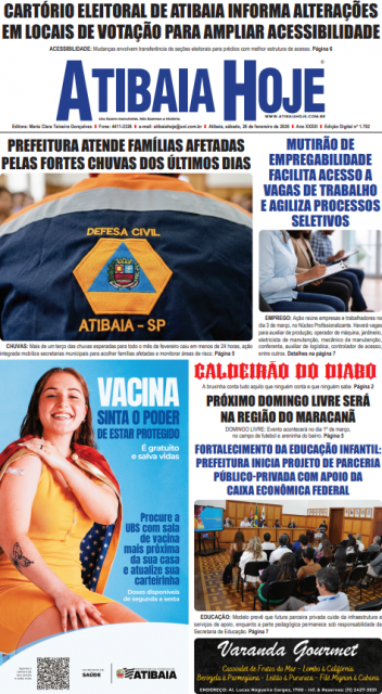 Edição 1792 - Jornal Atibaia Hoje