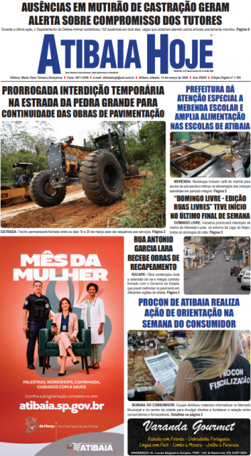 Edição 1794 - Jornal Atibaia Hoje