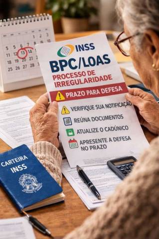 BPC/LOAS na mira de revisões: INSS convoca beneficiários por “irregularidade” e prazo de defesa é decisivo