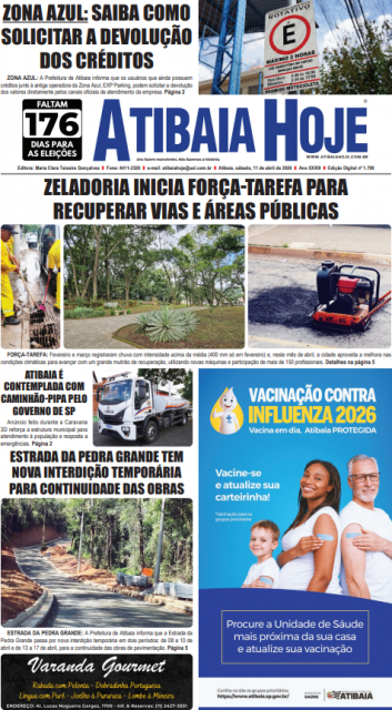 Edição 1798 - Jornal Atibaia Hoje