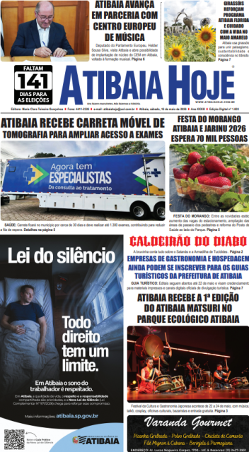 Edição 1803 - Jornal Atibaia Hoje