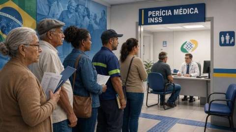 A fila da perícia médica do INSS cai, mas o trabalhador ainda deve ficar atento aos seus direitos