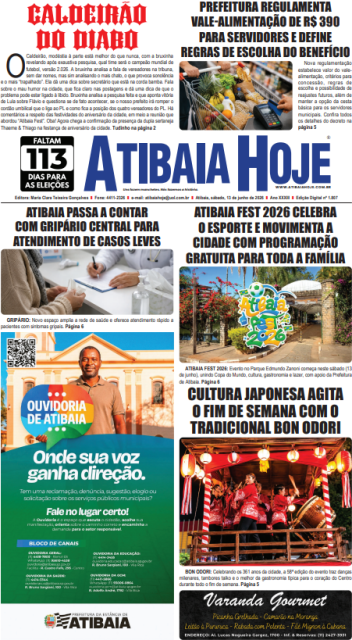 Edição 1807 - Jornal Atibaia Hoje