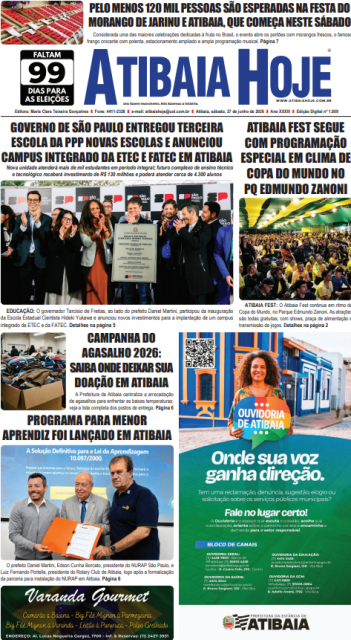 Edição 1809 - Jornal Atibaia Hoje