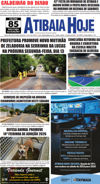 Edição 1811 - Jornal Atibaia Hoje