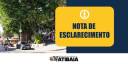 Prefeitura de Atibaia divulga nota de esclarecimento sobre fiscalização de comércio ambulante no Centro