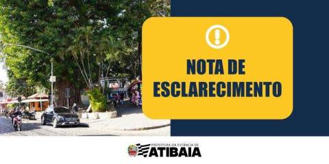 Prefeitura de Atibaia divulga nota de esclarecimento sobre fiscalização de comércio ambulante no Centro