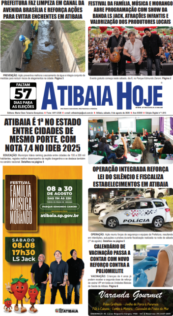 Edição 1815 - Jornal Atibaia Hoje
