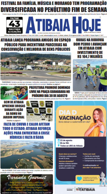 Edição 1817 - Jornal Atibaia Hoje