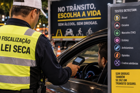 Lei Seca amplia testes para detectar drogas em motoristas