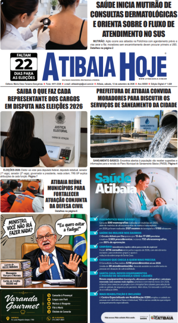 Edição 1820 - Jornal Atibaia Hoje