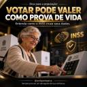 Comparecimento às urnas pode valer como prova de vida do INSS