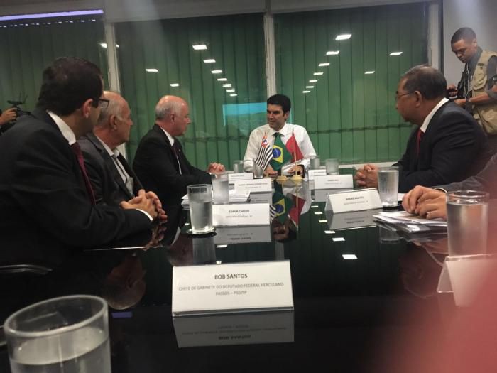 MARIO INUI SE REUNIU COM MINISTRO DA INTEGRAÇÃO NACIONAL HELDER BARBALHO