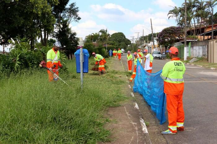 Serviços da Zeladoria Municipal acontecem em diversas regiões de Atibaia