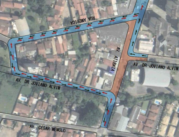 AVENIDA ATIBAIA TERÁ DESVIO NO TRÂNSITO ENTRE OS DIAS 18 E 29 DE NOVEMBRO