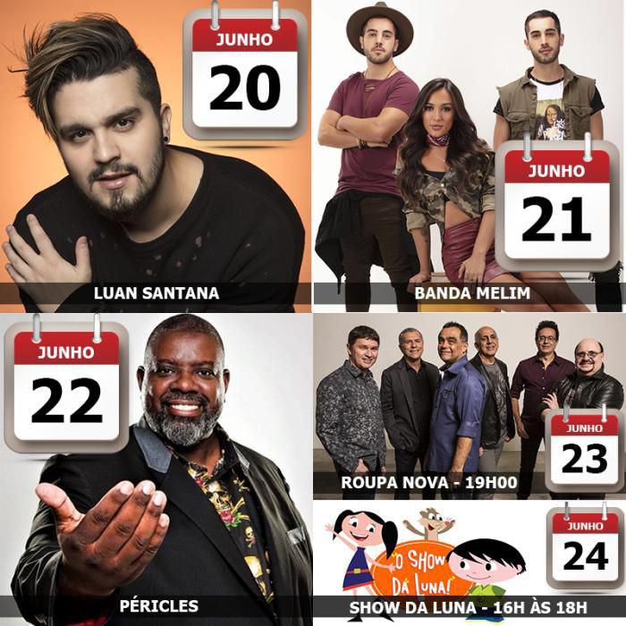 Shows do aniversário de 354 anos de Atibaia