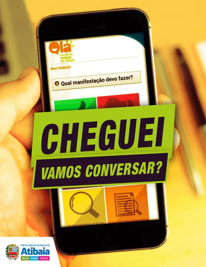 Prefeitura de Atibaia lançou “Sistema Olá”, que pode ser acessado de qualquer celular