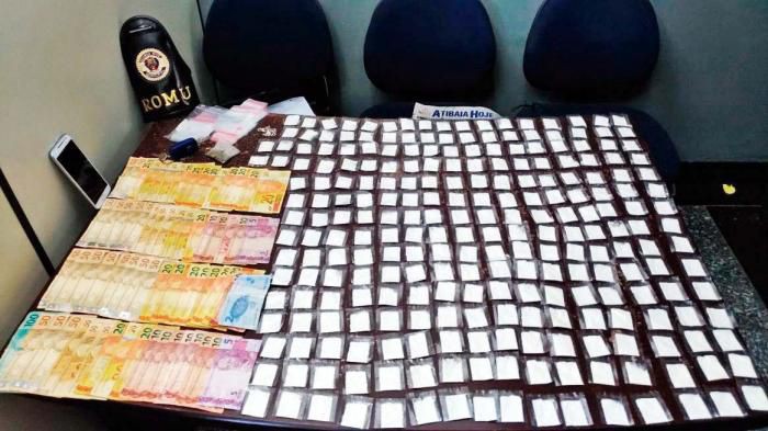 TRAFICANTE FOI PRESO PELA GCM COM GRANDE QUANTIDADE DE COCAÍNA