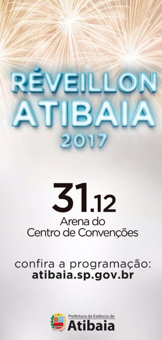 Réveillon Atibaia 2017 e queima de fogos animam festa da virada