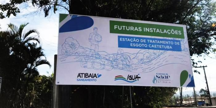 NOVA ESTAÇÃO DO CAETETUBA DOBRARÁ A CAPACIDADE DE TRATAMENTO DE ESGOTO DE ATIBAIA