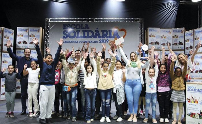 Desafio Escola Solidária arrecadou quase 18 mil peças para aquecer quem mais precisa