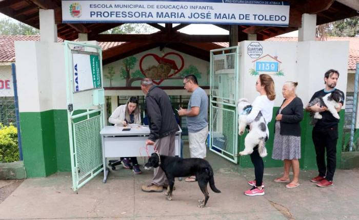 Último final de semana da Campanha de Vacinação Contra a Raiva acontece em mais 13 locais de Atibaia