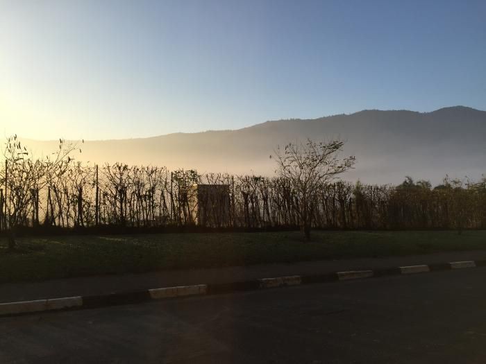 Depois de temperaturas próximas a 0°C, o tempo esquenta gradativamente, em Atibaia