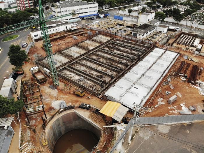 Obras da nova Estação de Tratamento de Água de Atibaia seguem em ritmo acelerado